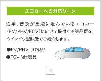 エコカーへの対応ゾーン